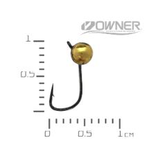 АБешечка 3,3 мм. 14 крючек 0.3 гр. Золото вольфр. мормышка Acoustic Baits