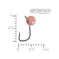 АБешечка 3,5 мм. 14 гачок 0.35 гр. Мідна вольфр. мормишка Acoustic Baits