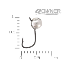 АБешечка 3,5 мм. 14 крючек 0.35 гр. Серебро вольфр. мормышка Acoustic Baits