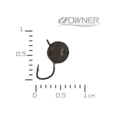 АБешечка 4,0 мм. 16 крючек 0.50 гр. Черная вольфр. мормышка Acoustic Baits