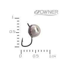 АБешечка 4,0 мм. 16 крючек 0.50 гр. Серебро вольфр. мормышка Acoustic Baits