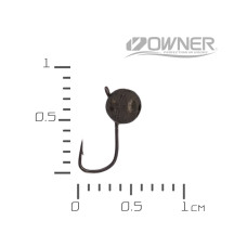 АБешечка 3,0 мм. 16 крючек 0.23 гр. Черная вольфр. мормышка Acoustic Baits