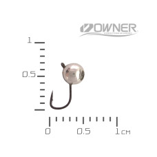 АБешечка 3,0 мм. 18 крючек 0.24 гр. Серебро вольфр. мормышка Acoustic Baits