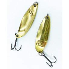 Luga Right 11гр. 5.5см. Латунь блесна Acoustic Baits