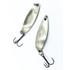 Luga Right 11гр. 5.5см. Мельхиор блесна Acoustic Baits