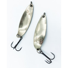 Luga Right 9гр. 5.5см. Мельхиор блесна Acoustic Baits