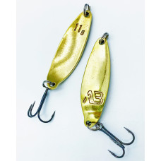 Luga Left 11гр. 5.5см. Латунь блесна Acoustic Baits