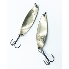Luga Left 9гр. 5.5см. Мельхиор блесна Acoustic Baits